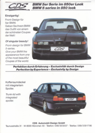 5-Series in 850er look by CDS, 3x2 pages, A4-size, 9/1991, German/English language