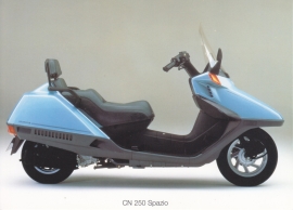 Honda CN 250 Spazio scooter postcard, 18 x 13 cm, no text on reverse, about 1994