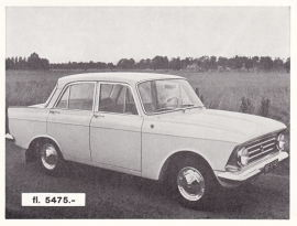 1400 Sedan, introduction card, about 1965, Dutch language