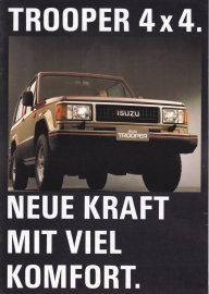 Trooper 4x4, 12 pages, German language, 01/1988, Swiss market