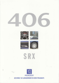 406 Sedan/Break SRX Break brochure, 6 pages, A4-size, about 1998, Dutch language