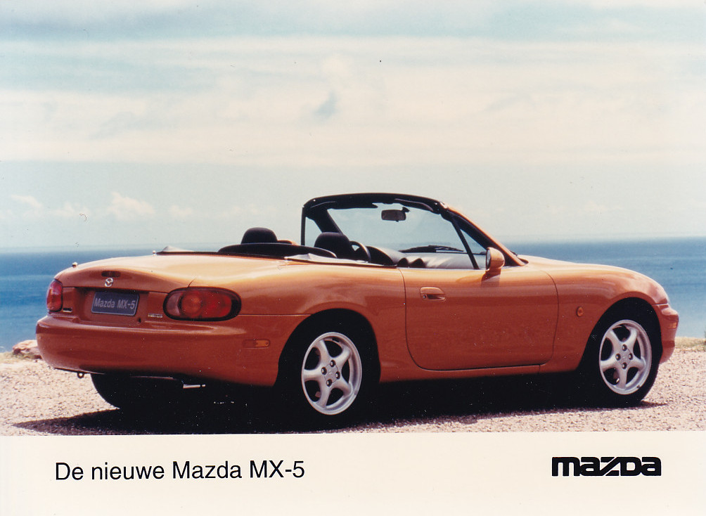 Mazda MX-5 Cabriolet, press photo, Dutch, 1997