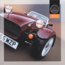 Westfield Sportscar brochure, 6 smaller square pages, English language