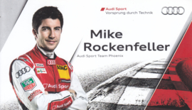 Racing driver Mike Rockenfeller, postcard 2013 season, English language