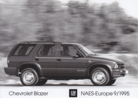 Chevrolet Blazer - press photo, Europe [export] - 9/1995