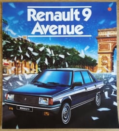 9  Avenue special edition folder, 4 square pages, 1985, Dutch language