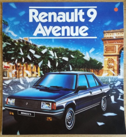 9  Avenue special edition folder, 4 square pages, 1985, Dutch language