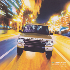 Discovery brochure, 32 pages, Dutch language, 2002