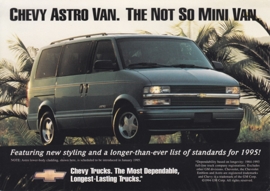 Astro Van, US postcard, large size, 18 x 12,5 cm, 1995