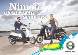 Nimoto electric scooters brochure, 6 pages, 2013, Dutch language