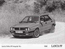 Lancia Delta HF integrale 16v, press photo, Germany, 9/1989