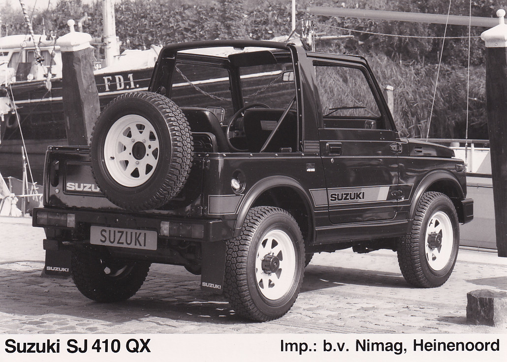 Suzuki SJ 410 QX, press photo, Dutch, 9/1983