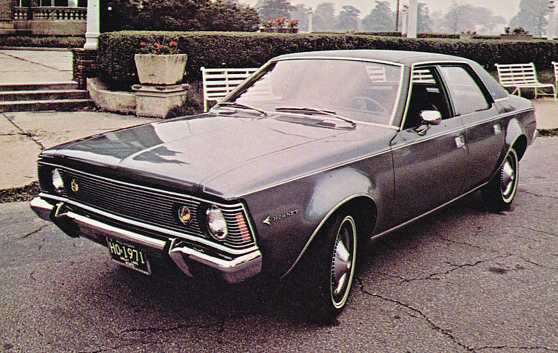 Hornet SST 4-Door Sedan, US postcard, standard size, 1971