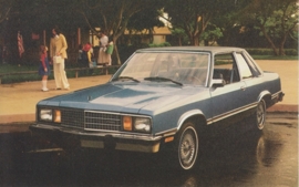 Fairmont 2-Door Sedan, US postcard, standard size, 1979