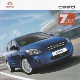 Cee'd Hatchback brochure, 8 pages, 2007, Dutch language