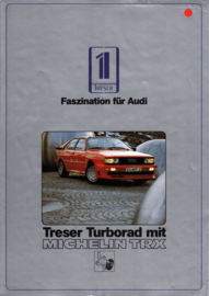 Treser Turborad with Michelin TRX folder, 4 pages, 05/1984, German language