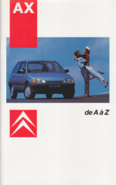 Citroën press kit with sheets & photos, Paris, 10/1986