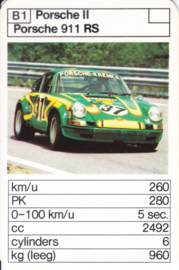 911 RS - card B1 - size 10 x 6,5 cm, Dutch language