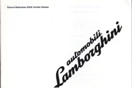 Lamborghini Press Kit Geneva 2008, 24 pages, 3/2008, Italian language