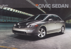 Civic Sedan, US postcard, continental size, 2006, # ZO2615