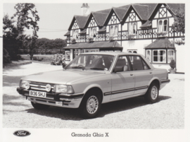 Ford Granada Ghia X Sedan, press photo, UK, 1984