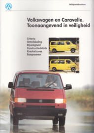 Transporter & Caravelle brochure, 52 pages,  A4-size, Dutch language, about 1992