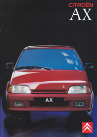 AX brochure, 28 pages, about 1989, Dutch language