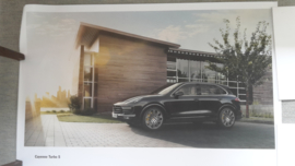 Cayenne Turbo S large original factory poster, published 01/2015