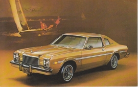 Aspen Coupe SE, US postcard, standard size, 1978