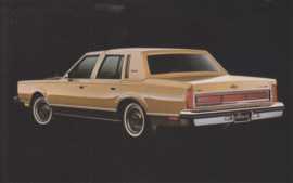 Town Car, US postcard, standard size, 1983