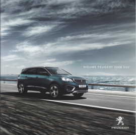 5008 SUV brochure,  pages, Dutch language, 01/2017