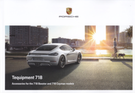 718 Boxster & Cayman tequipment brochure,  88 pages, 11/2017, English language