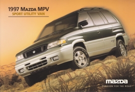 MPV Sport Utility Van, 1997, US postcard, A5-size