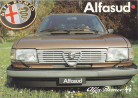 Alfasud brochure, 8 pages, 6/1982,  # 73, Dutch language