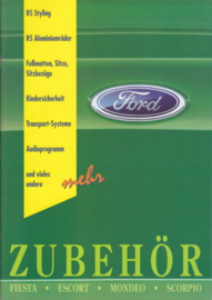 Program accessories brochure, 36 + 2 + 24 pages, size A4, 8/1995, German language