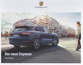 Cayenne brochure, 36 large pages (A4), 09/2017, hard covers, German language