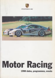 Porsche Motor Racing brochure, 20 pages, 2/1998, English language