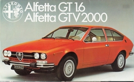Alfetta GT 1.6/GTV 2000 brochure, 8 pages, 02/1978, # 573, English