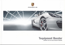 Boxster Tequipment brochure, 40 pages, 01/2012, German