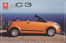 Citroën C3 Pluriel, sticker, 10 x 15 cm *