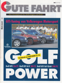 Golf GTI-Tuning reprint Gute Fahrt, 8 pages,  almost A4-size, German language, 12/1994