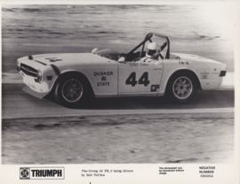 Triumph TR 6 road racer, press photo, UK, 1972, # 224530A