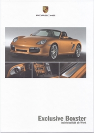 Boxster Exclusive brochure, 40 pages, 06/2007, hard covers, German %