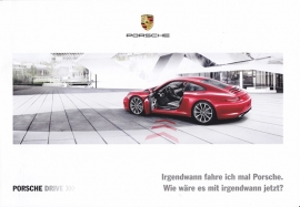 911 Carrera hire car - program inside folder, 4 pages, 06/2015, German