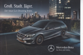 CLA Shooting Brake, A6-size double-side postcard, German language, about 2015