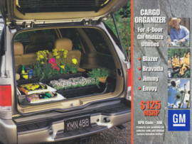 Cargo organizer for mid-size Utilities, sales leaflet, 2 pages, 2000, USA, English language