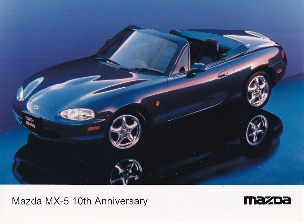 Mazda MX-5 10th Anniversary Cabriolet, press photo, Dutch, 1999