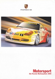 Porsche 911 Cup 2000 folder, 6 pages, 02/2000, German language