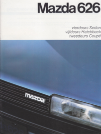 626 models brochure, 26 pages, 04/1987, Dutch language