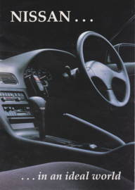 200 SX & Maxima Sedan folder, 4 pages, c1990, UK, English language
